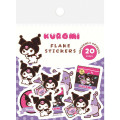 Japan Sanrio Flake Stickers - Kuromi : Snack Party - 1