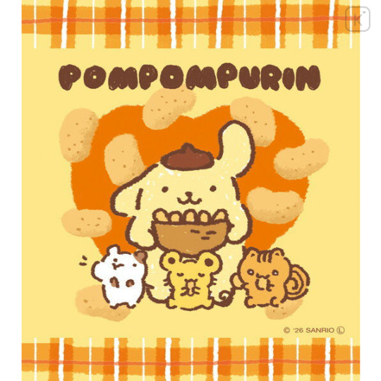 Japan Sanrio Memo Pad - Pompompurin : Snack Party - 2