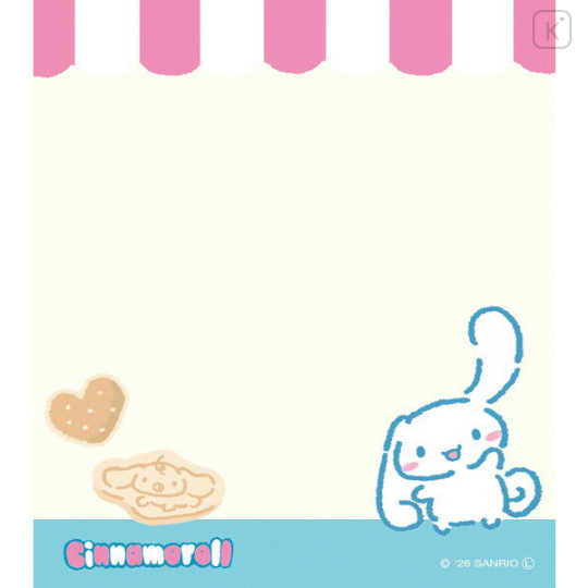 Japan Sanrio Memo Pad - Cinnamoroll : Snack Party - 3