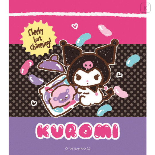 Japan Sanrio Memo Pad - Kuromi : Snack Party - 2