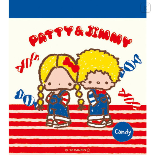 Japan Sanrio Memo Pad - Patty & Jimmy : Snack Party - 2
