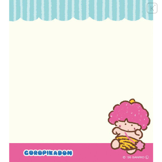 Japan Sanrio Memo Pad - Goropikadon : Snack Party - 3
