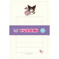 Japan Sanrio Mini Letter Set - Kuromi : Snack Party - 1