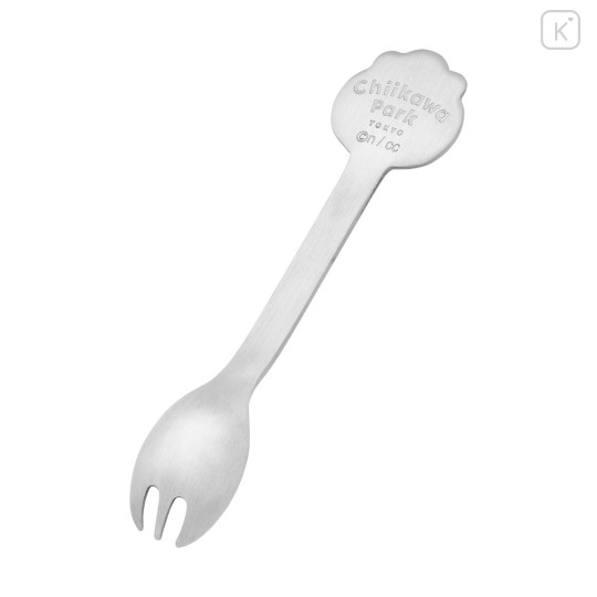 Japan Chiikawa Stainless Steel Spoon - Chiikawa : Chiikawa Park Embossed Face Prisoner - 5