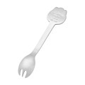 Japan Chiikawa Stainless Steel Spoon - Hachiware : Chiikawa Park Embossed Face Prisoner - 5