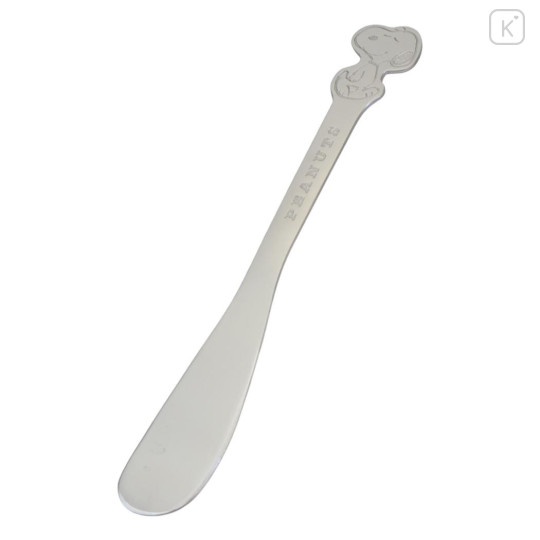 Japan Peanuts Stainless Steel Butter Knife - Snoopy : Embossed - 1