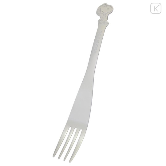 Japan Peanuts Stainless Steel Fork (L) - Snoopy : Embossed - 1