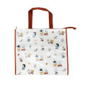 Japan Peanuts Souvenir Laminated Woven PP Eco Shopping Bag - Snoopy : New Life Collection Red - 1