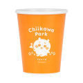 Japan Chiikawa Melamine Cup - Kurimanju & Rakko & Shisa : Chiikawa Park Paper Cup Style Orange - 5