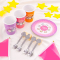 Japan Chiikawa Melamine Cup - Chiikawa & Hachiware & Usagi : Chiikawa Park Paper Cup Style Pink - 3