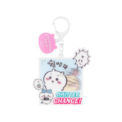 Japan Chiikawa Acrylic Keychain - Chiikawa & Hachiware : Chiikawa Park Photo Time