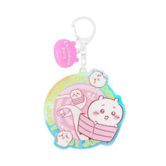 Japan Chiikawa Acrylic Keychain - Chiikawa : Chiikawa Park Alarm Clock Corridor Pink