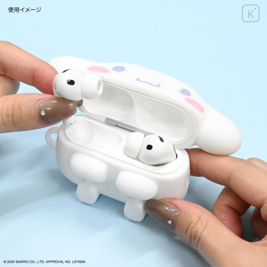 Japan Sanrio AirPods Pro 3 Silicone Case - Cinnamoroll : Smile - 6