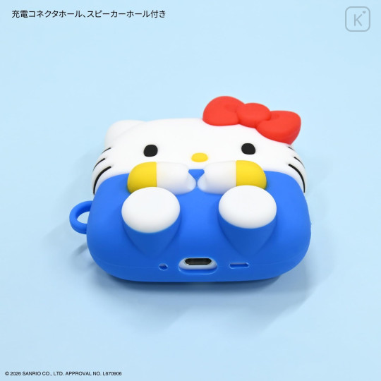 Japan Sanrio AirPods Pro 3 Silicone Case - Hello Kitty : Smile - 4