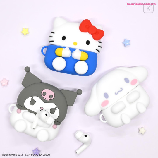 Japan Sanrio AirPods Pro 3 Silicone Case - Hello Kitty : Smile - 7