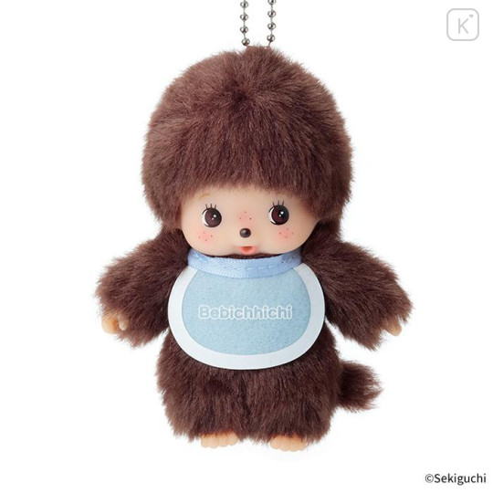 Japan Monchhichi Plush Keychain - Babychichi Monchhichi-kun - 1