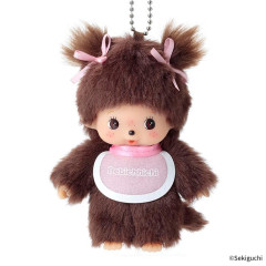Japan Monchhichi Plush Keychain - Babychichi Monchhichi-chan
