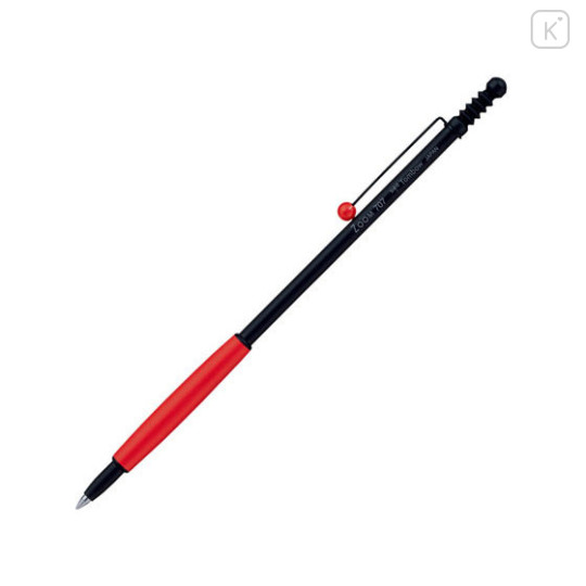 Japan Tombow Zoom 707 Ballpoint Pen - 0.7mm Black Red - 1