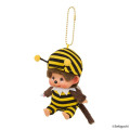 Japan Monchhichi Plush Keychain - Honeybee Monchhichi-kun - 3