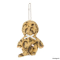 Japan Monchhichi Plush Keychain - Monchhichi-kun : Colors Leopard - 3
