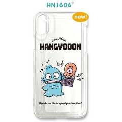 Japan Sanrio Clear Smartphone Case - Hangyodon : Love Music