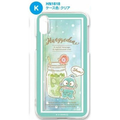 Japan Sanrio Clear Smartphone Case - Hangyodon : Drink