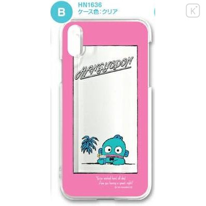 Japan Sanrio Clear Smartphone Case - Hangyodon : Cocktail - 1