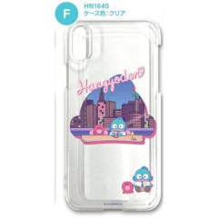 Japan Sanrio Clear Smartphone Case - Hangyodon : Night City Skyscraper