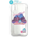 Japan Sanrio Clear Smartphone Case - Hangyodon : Night City Skyscraper - 1