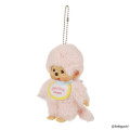 Japan Monchhichi Plush Keychain - Monchhichi-kun : Colors Pink - 2