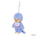 Japan Monchhichi Plush Keychain - Monchhichi-kun : Colors Blue - 2