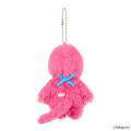 Japan Monchhichi Plush Keychain - Monchhichi-kun : Colors Berry Pink - 3