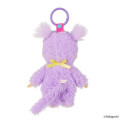 Japan Monchhichi Plush Keychain - Monchhichi-chan : Sweet Lollipop Purple - 2
