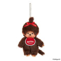 Japan Monchhichi Plush Keychain - Monchhichi-chan - 1