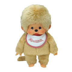 Japan Monchhichi Premium Standard Plush Toy (M) - Monchhichi-kun : Beige Boy