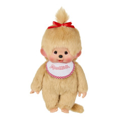 Japan Monchhichi Premium Standard Plush Toy (M) - Monchhichi-chan : Beige Girl