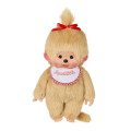 Japan Monchhichi Premium Standard Plush Toy (M) - Monchhichi-chan : Beige Girl - 1