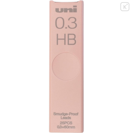 Japan Uni Smudge Proof Leads - 0.3mm HB Cheek Palette Case - 1