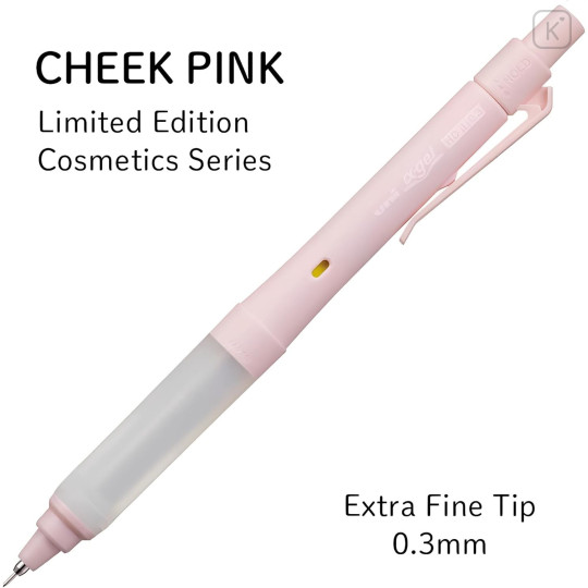 Japan Uni Alpha Gel Switch Mechanical Pencil - 0.3mm Cheek Pink - 2
