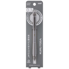 Japan Uni Kuru Toga KS Mechanical Pencil - 0.5mm Brow Gray