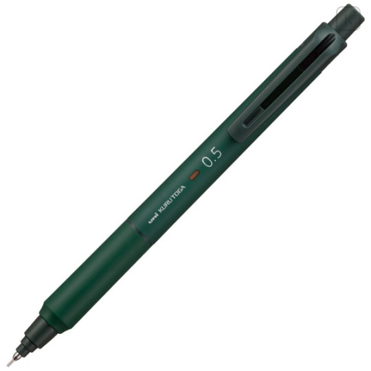 Japan Uni Kuru Toga KS Mechanical Pencil - 0.5mm Shadow Green - 2
