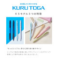 Japan Uni Kuru Toga KS Mechanical Pencil - 0.5mm Shadow Green - 7