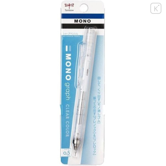 Japan Tombow Mono Graph Mechanical Pencil - 0.5mm Clear - 1