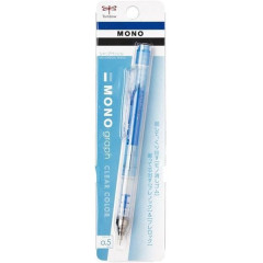 Japan Tombow Mono Graph Mechanical Pencil - 0.5mm Clear Blue