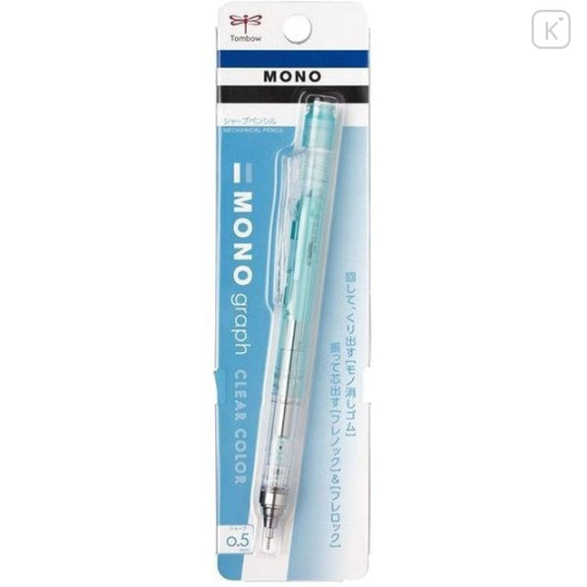 Japan Tombow Mono Graph Mechanical Pencil - 0.5mm Clear Mint - 1