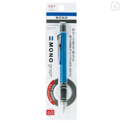 Japan Tombow Mono Graph Grip Mechanical Pencil - 0.5mm Light Blue - 1