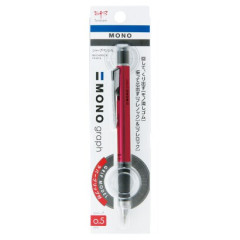 Japan Tombow Mono Graph Grip Mechanical Pencil - 0.5mm Shine Pink
