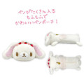 Japan Sanrio Fluffy Plush Pen Case - Sugarbunnies : Shirousa Strawberry Flower Fairy - 2