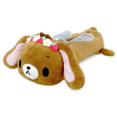 Japan Sanrio Fluffy Plush Pen Case - Sugarbunnies : Kurousa Strawberry Flower Fairy