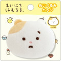 Japan San-X Plush Badge - Mainichi Hamuchima : Little Moments of Joy Normal Face - 1